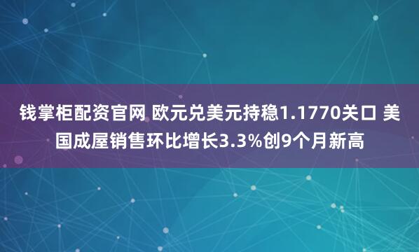 钱掌柜配资官网 欧元兑美元持稳1.1770关口 美国成屋销售环比增长3.3%创9个月新高