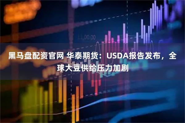 黑马盘配资官网 华泰期货：USDA报告发布，全球大豆供给压力加剧