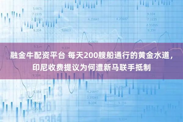 融金牛配资平台 每天200艘船通行的黄金水道，印尼收费提议为何遭新马联手抵制